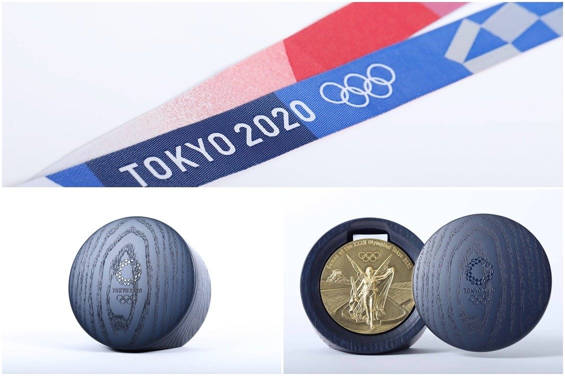 A um ano de Tóquio 2020, organizadores revelam medalhas da competição